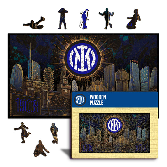 Skyline Inter® Puzzle di Legno