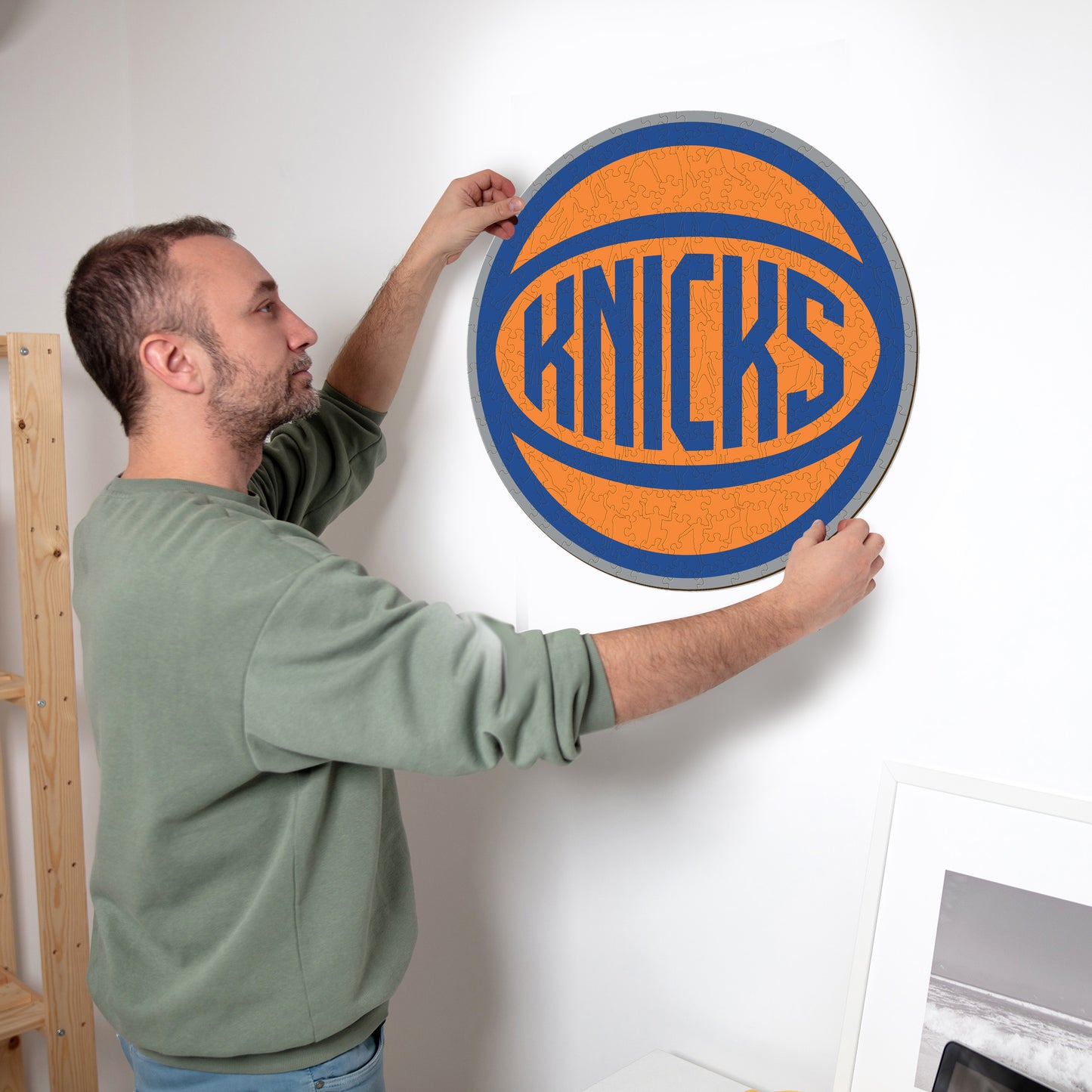 New York Knicks™ Logo - Puzzle di Legno
