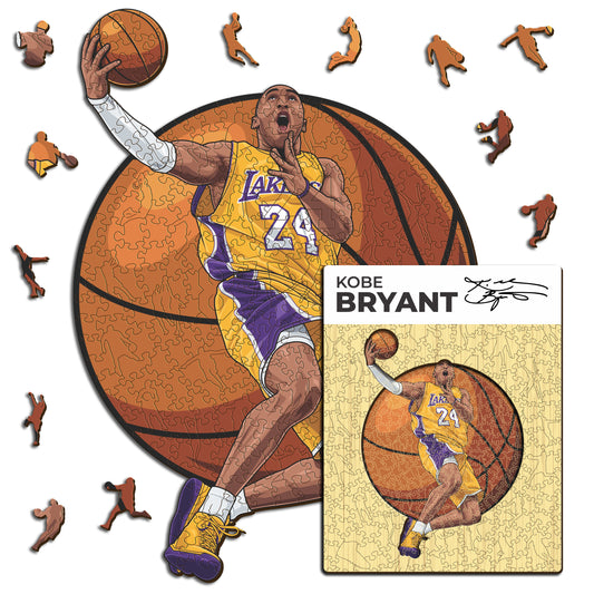 Kobe Bryant - Puzzle di Legno