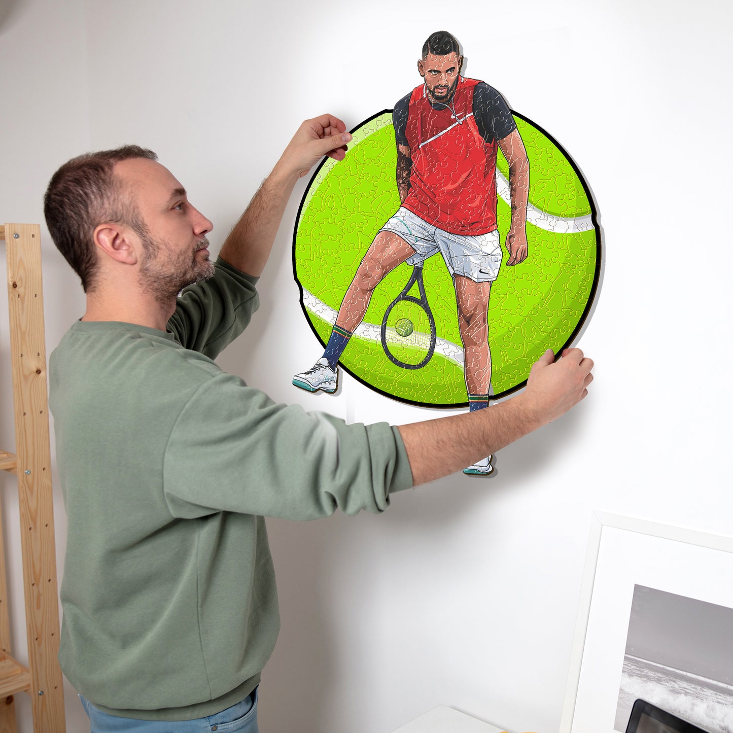 Nick Kyrgios - Puzzle di Legno