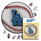Los Angeles Dodgers™ Palla - Puzzle di Legno