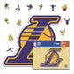 Los Angeles Lakers™ Logo - Puzzle di Legno