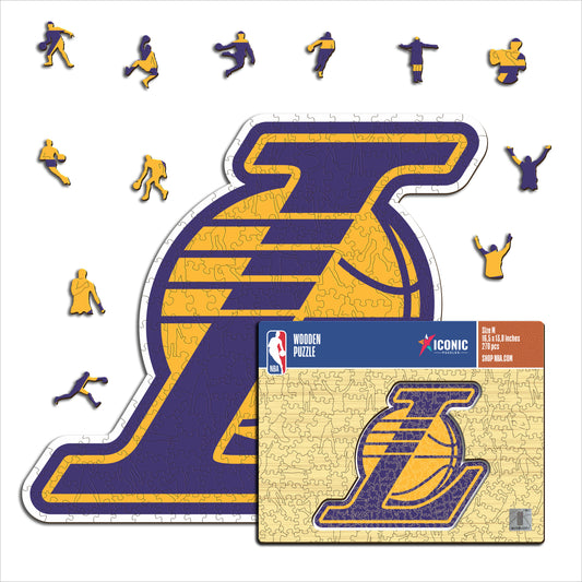 Los Angeles Lakers™ Logo - Puzzle di Legno