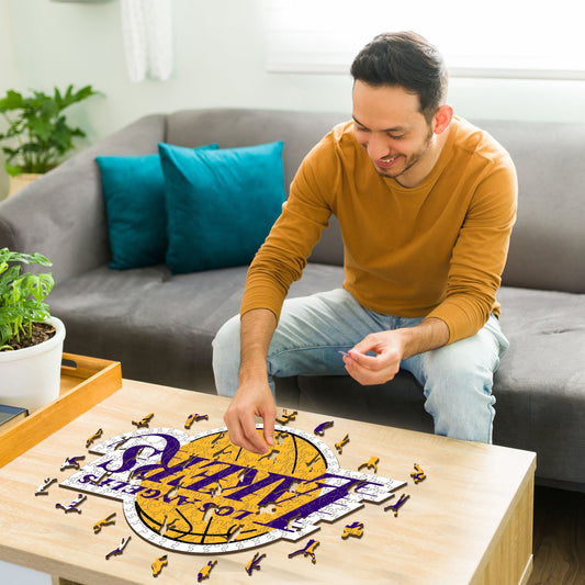Los Angeles Lakers™ Logo - Puzzle di Legno