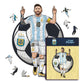 Lionel Messi - Puzzle di Legno
