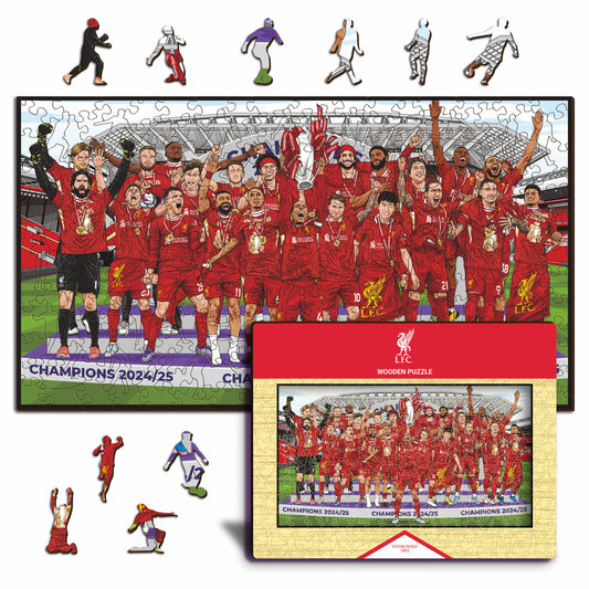 Liverpool FC® Premier League Champions 24/25 - Puzzle di Legno