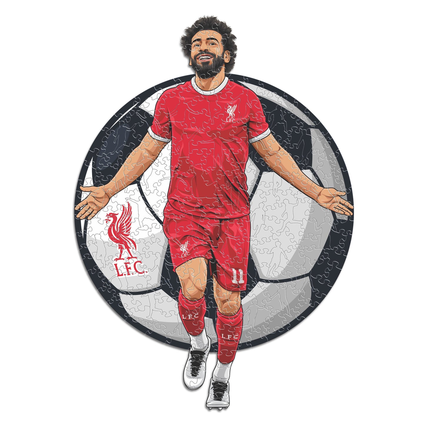 Mohamed Salah - Puzzle di Legno