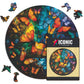 Farfalle Magiche - Puzzle di Legno