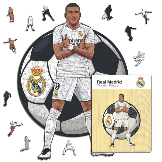 Kylian Mbappé - Puzzle di Legno