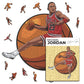 Michael Jordan - Puzzle di Legno
