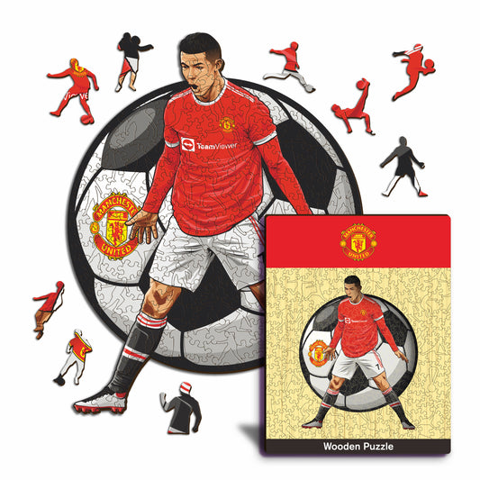 Cristiano Ronaldo - Puzzle di Legno