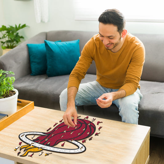 Miami Heat™ Logo - Puzzle di Legno