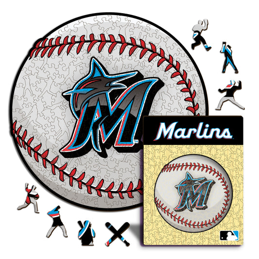 Miami Marlins™ Palla - Puzzle di Legno