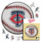 Minnesota Twins™ Palla - Puzzle di Legno