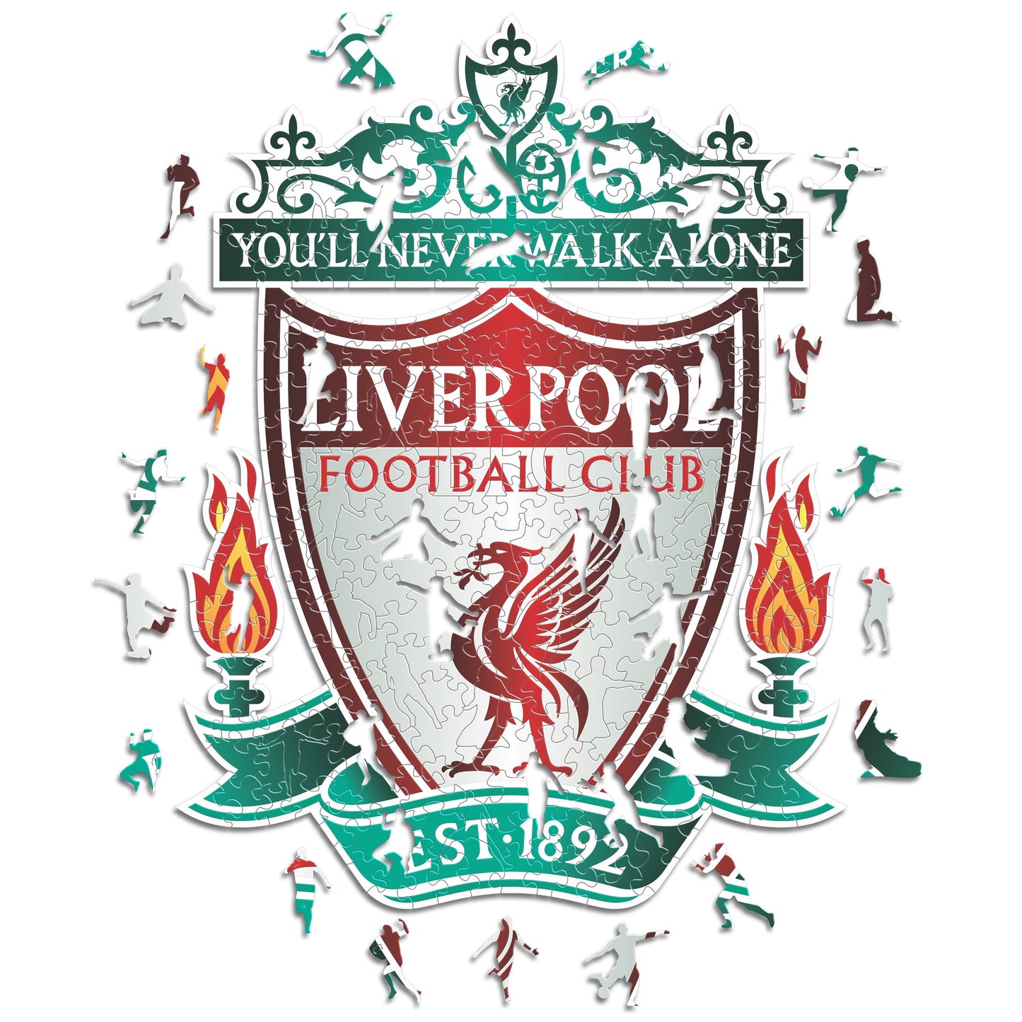Logo Liverpool® - Puzzle di Legno Ufficiale