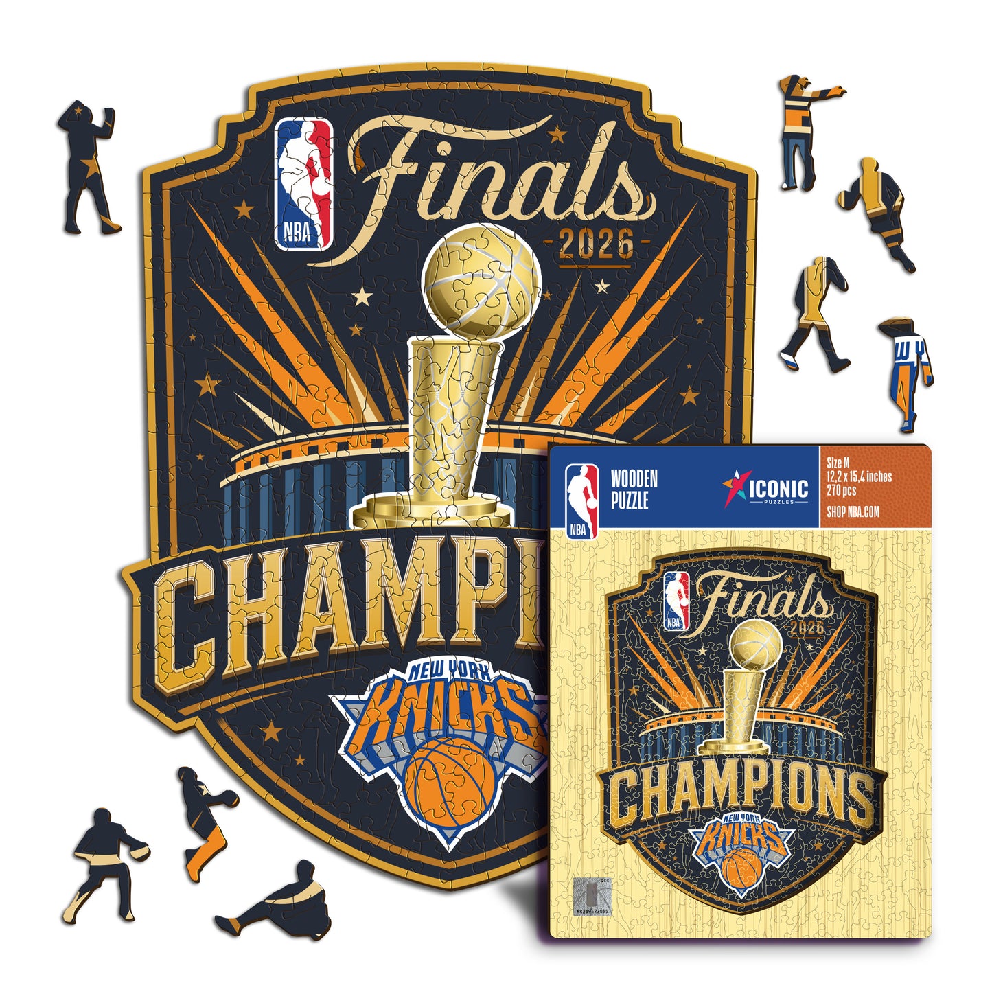 New York Knicks™ 2026 NBA Champions - Puzzle di Legno