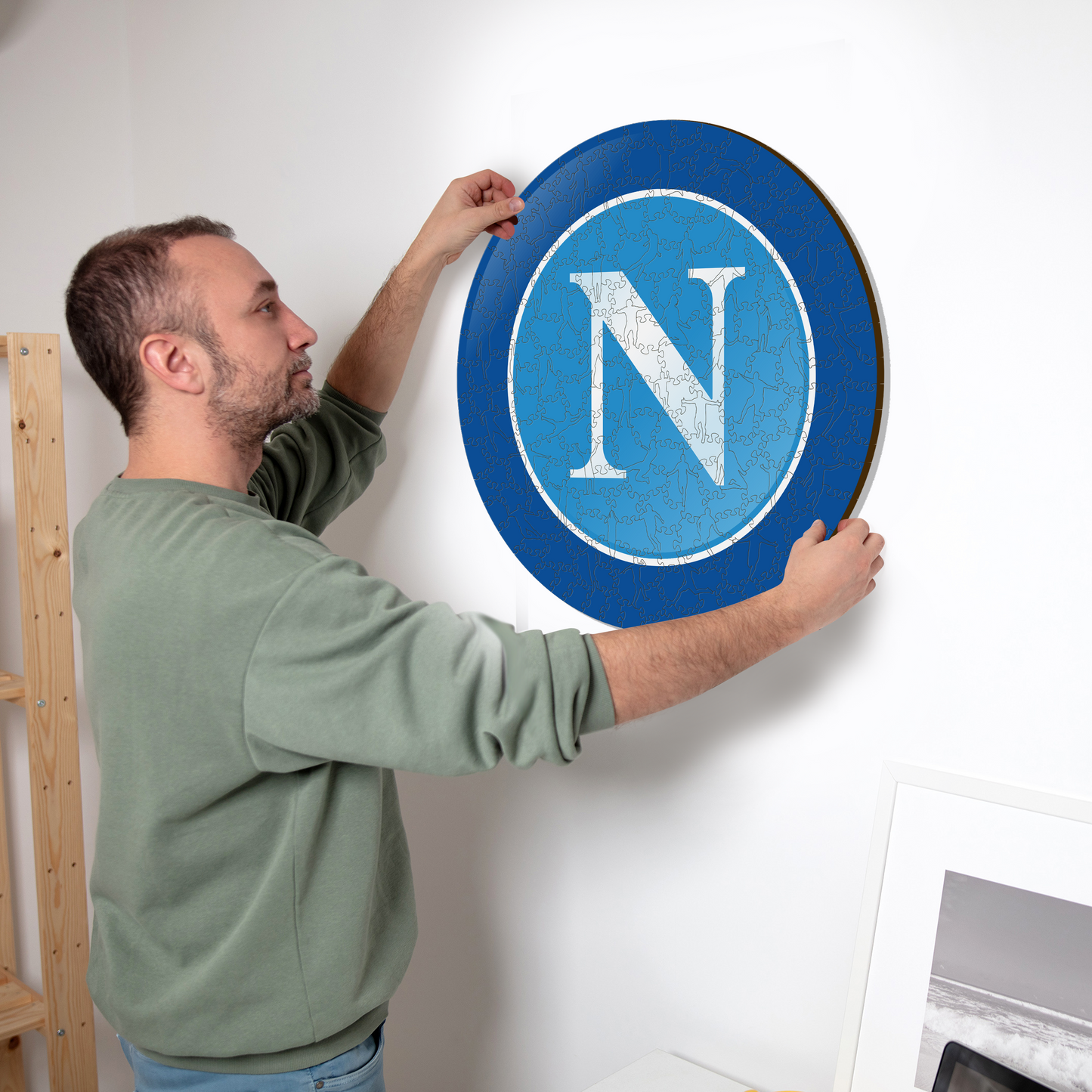 SSC Napoli® Logo - Puzzle di Legno