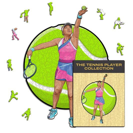 Naomi Osaka - Puzzle di Legno