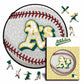 Oakland Athletics™ Palla - Puzzle di Legno