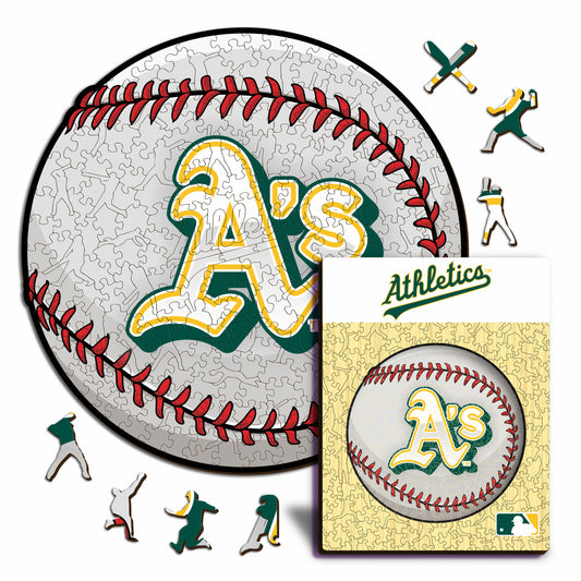 Oakland Athletics™ Palla - Puzzle di Legno