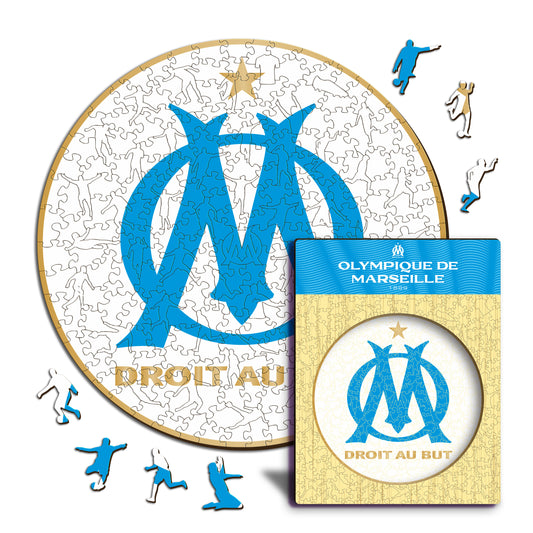 Logo Olympique de Marseille® - Puzzle di Legno
