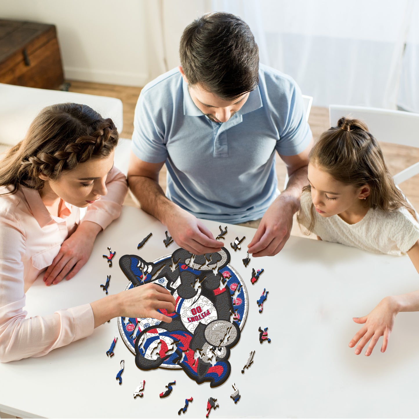 Detroit Pistons™ Mascotte - Puzzle di Legno
