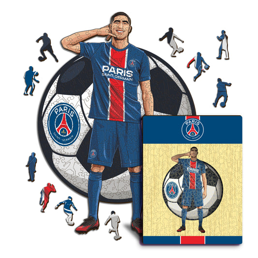 Achraf Hakimi - Puzzle di Legno