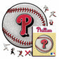 Philadelphia Phillies™ Palla - Puzzle di Legno