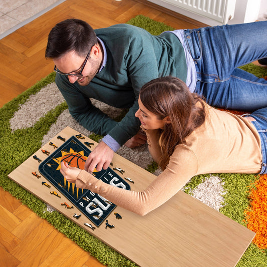 Phoenix Suns™ Logo - Puzzle di Legno