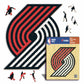 Portland Trail Blazers™ Logo - Puzzle di Legno