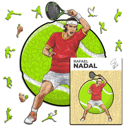 Rafael Nadal - Puzzle di Legno