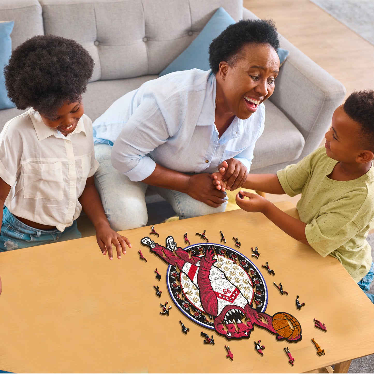 Toronto Raptors™ Mascotte - Puzzle di Legno