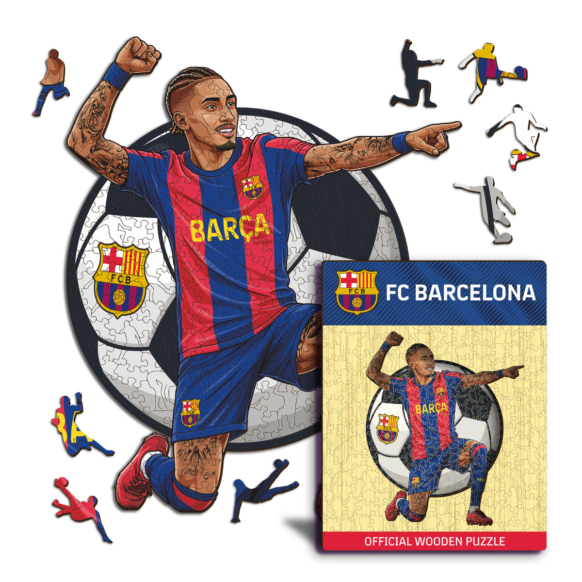 Raphinha Puzzle di Legno