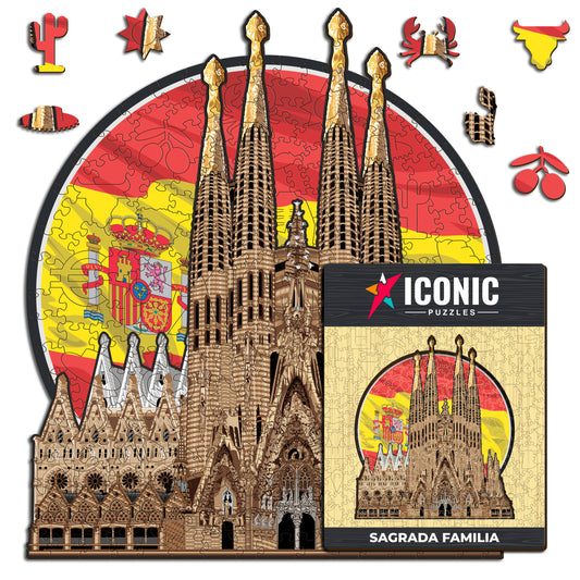 Sagrada Família - Puzzle di Legno