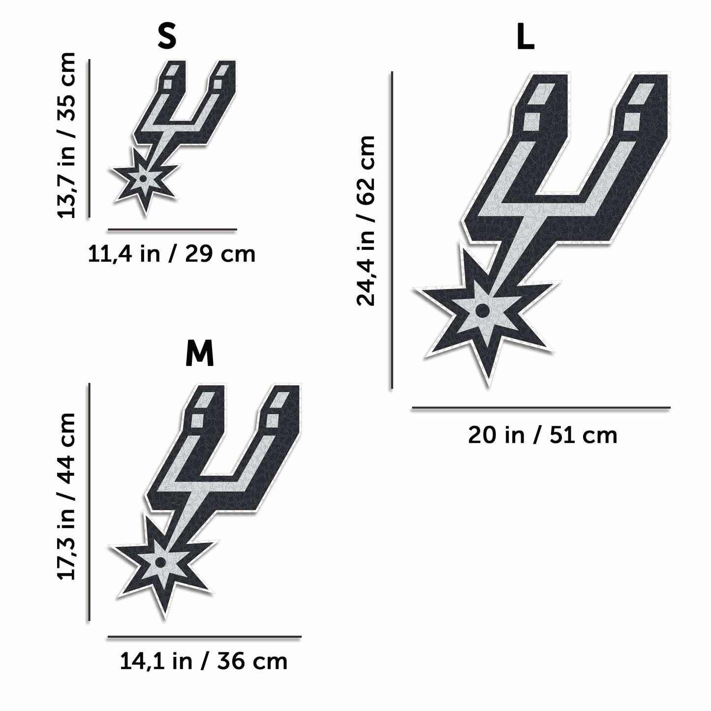 San Antonio Spurs™ - Puzzle di Legno