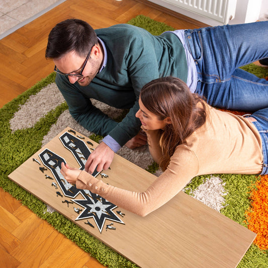 San Antonio Spurs™ Logo - Puzzle di Legno