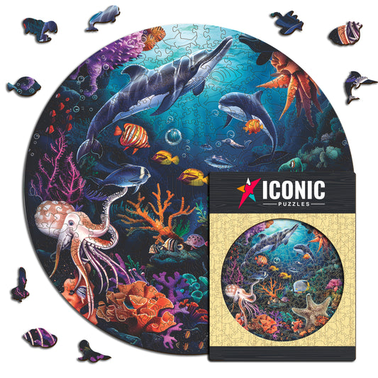 Animali Marini - Puzzle di Legno