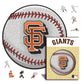 San Francisco Giants™ Palla - Puzzle di Legno