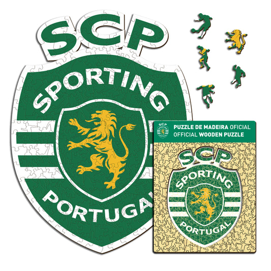 Logo Sporting CP® - Puzzle di Legno