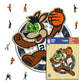 San Antonio Spurs™ Mascotte - Puzzle di Legno
