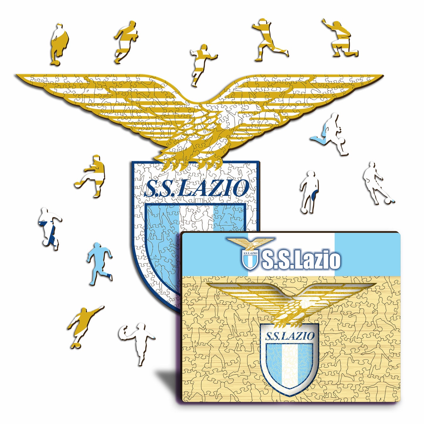 Logo Lazio® - Puzzle di Legno