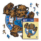 Oklahoma City Thunder™ Mascotte - Puzzle di Legno