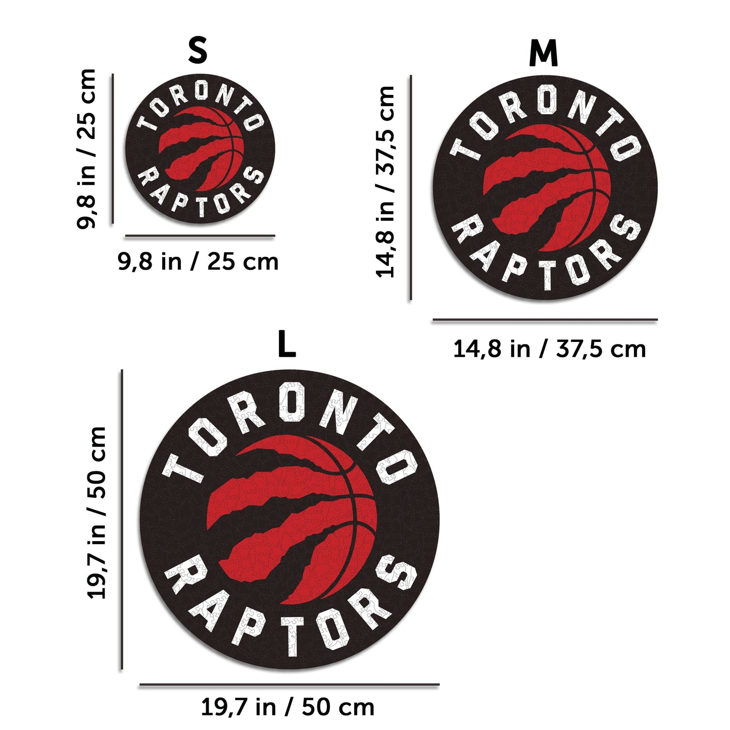 Toronto Raptors™ - Puzzle di Legno