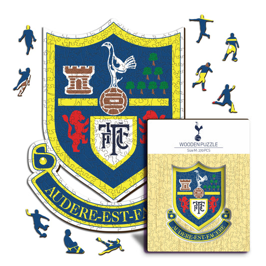 Retro Logo Tottenham Hotspur® - Puzzle di Legno