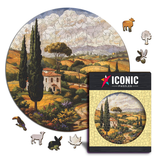 Toscana - Puzzle di Legno
