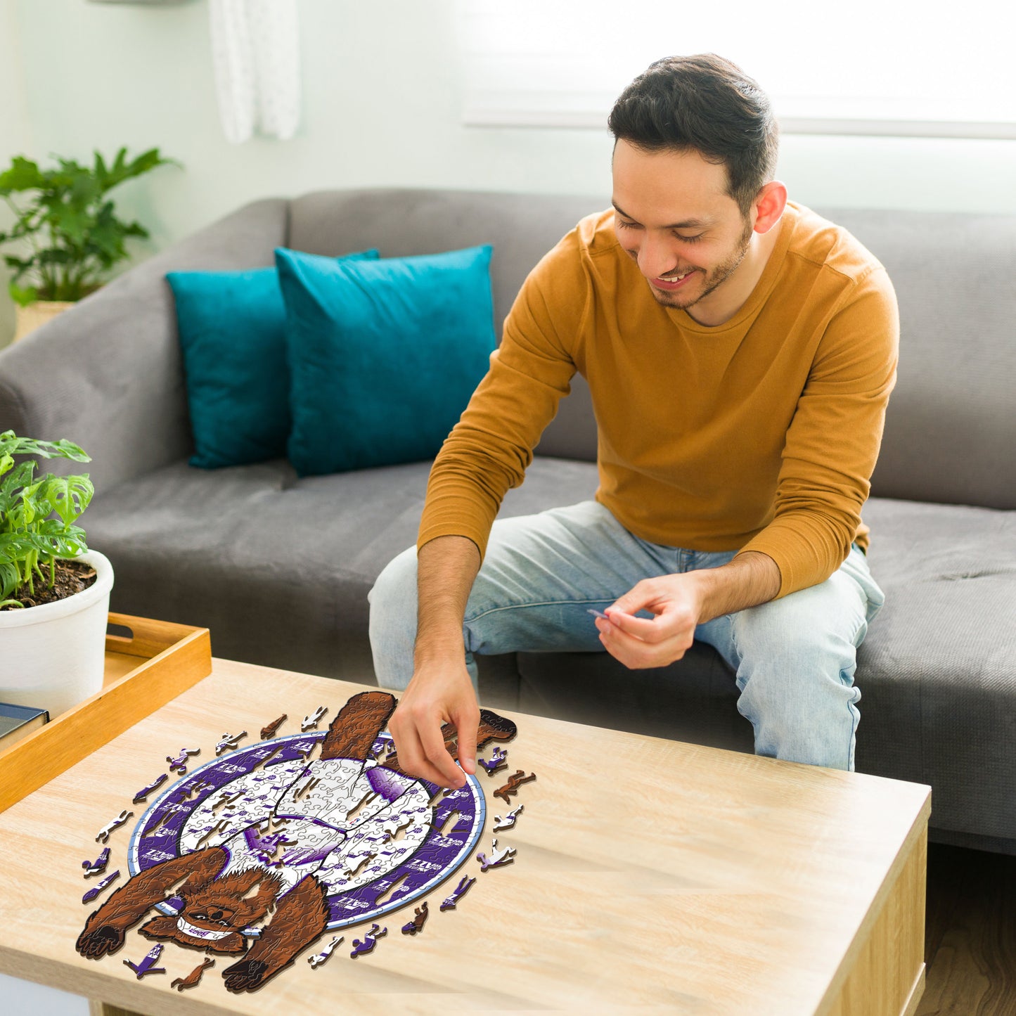 Utah Jazz™ Mascotte - Puzzle di Legno