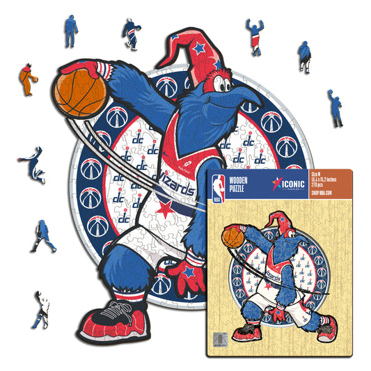 Washington Wizards™ Mascotte - Puzzle di Legno