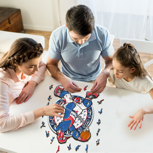 Washington Wizards™ Mascotte - Puzzle di Legno