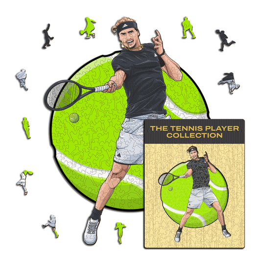 Alexander Zverev - Puzzle di Legno