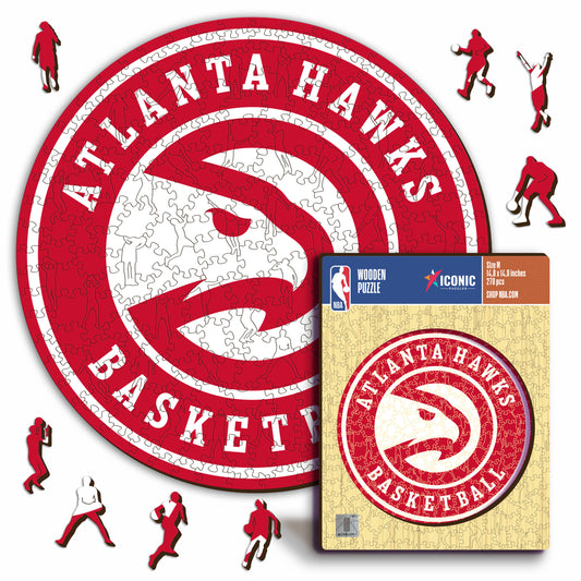 Atlanta Hawks™ Logo - Puzzle di Legno